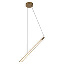Lex 24-in Vintage Brass LED Linear Pendant - LP68124-VB-UNV