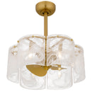 Maisie Fandelier 6 lights brushed gold - MAI3122BRG
