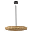 Maris 24-in Matte Black LED Chandelier - CH602024MB-UNV