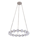 Marni 32-in Polished Nickel LED Chandelier - CH321032PN-UNV-010