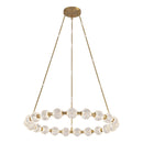 Marni 41-in Natural Brass LED Chandelier - CH321041NB-UNV-010
