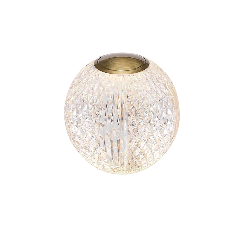 Marni 3-in Natural Brass LED Table Lamp - TL321903NB