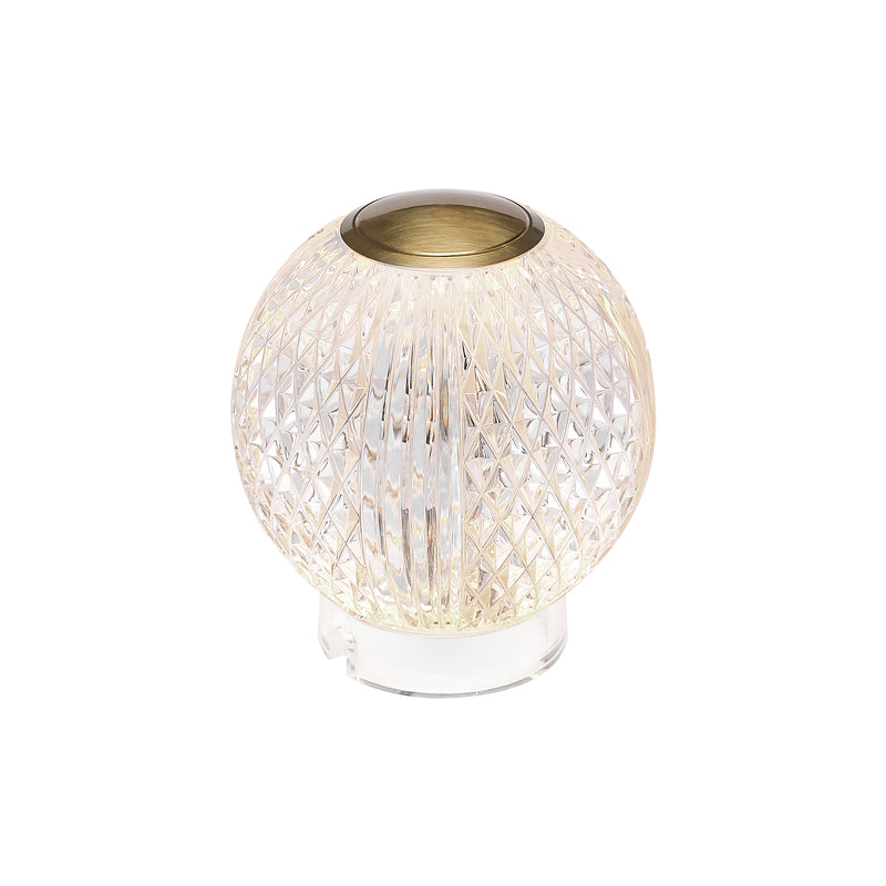 Marni 3-in Natural Brass LED Table Lamp - TL321903NB