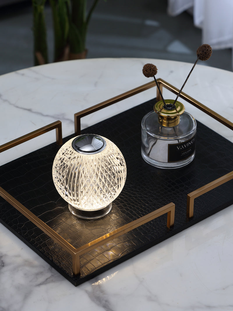 Marni 3-in Polished Nickel LED Table Lamp - TL321903PN