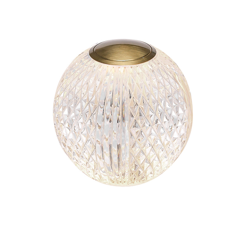Marni 4-in Natural Brass LED Table Lamp - TL321904NB