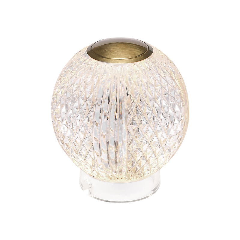 Marni 4-in Natural Brass LED Table Lamp - TL321904NB