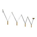 Mason 4-in Vintage Brass LED Linear Pendant - LP90404-VB