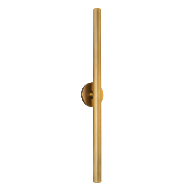 Mason 32-in Vintage Brass LED Wall Sconce - WS90432-VB