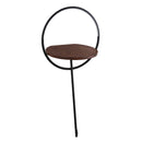 Maya 18-in Black/Walnut LED Floor Lamp - FL83818-BK/WT