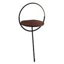 Maya 18-in Black/Walnut LED Floor Lamp - FL83818-BK/WT
