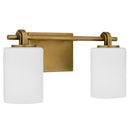 Morris Bath 2 lights weathered brass - MORR8615WS