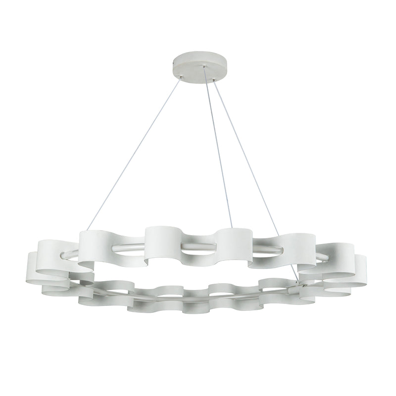 Nami 32-in Antique White LED Chandelier - CH18035-AW