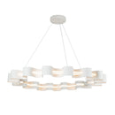 Nami 32-in Antique White LED Chandelier - CH18035-AW