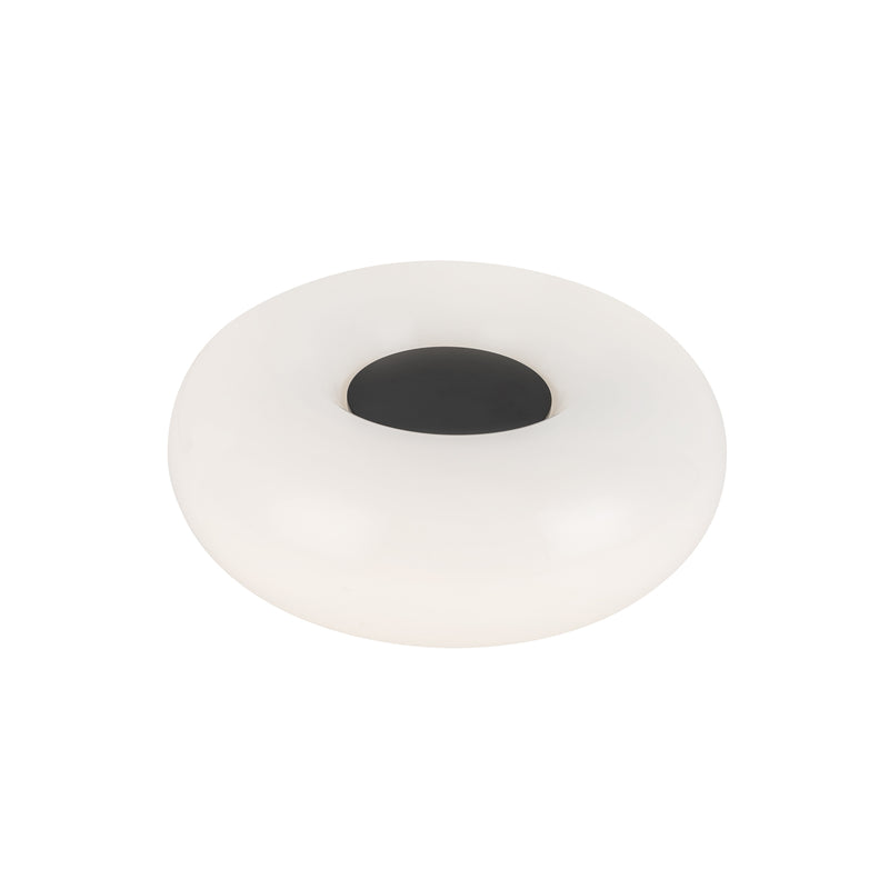 Nimbus 8-in Black/Opal Glass LED Table Lamp - TL12409-BK/OP