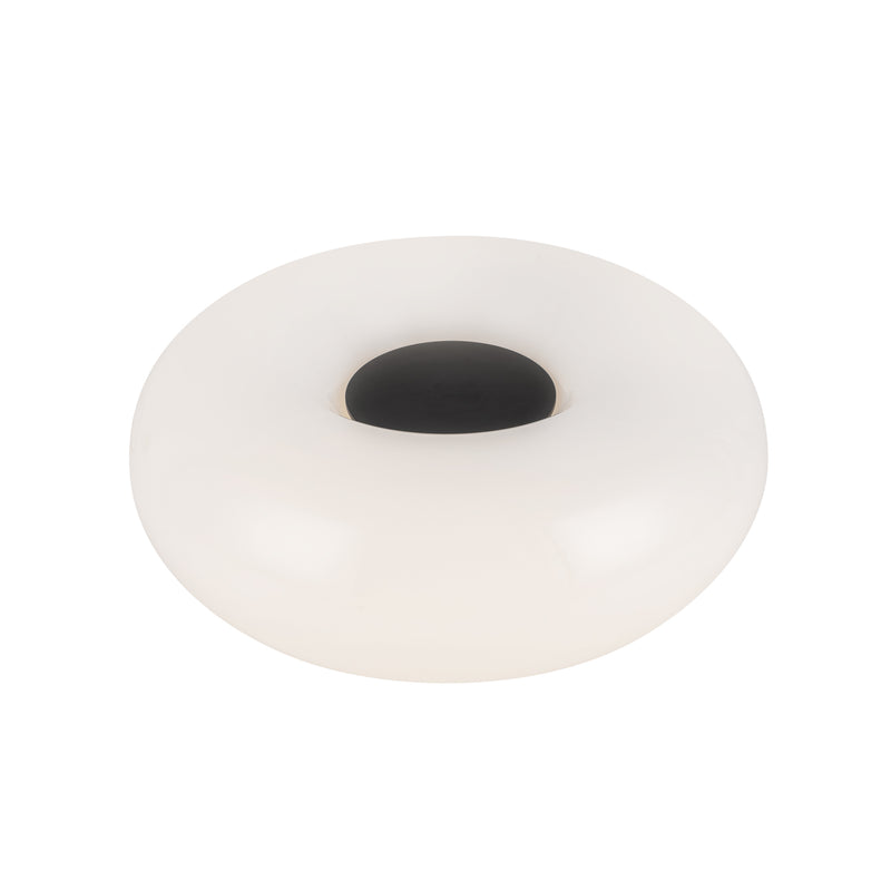Nimbus 12-in Black/Opal Glass LED Table Lamp - TL12413-BK/OP