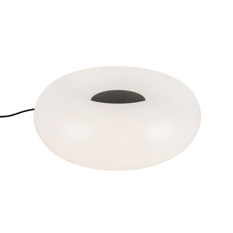 Nimbus 12-in Black/Opal Glass LED Table Lamp - TL12413-BK/OP