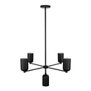 Nola 31-in Black 5 Lights Chandelier - CH57731-BK