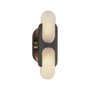 Odin 14-in Urban Bronze/Alabaster Socket Wall Vanity - WV357214UBAR