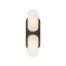 Odin 14-in Urban Bronze/Alabaster Socket Wall Vanity - WV357214UBAR