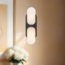 Odin 14-in Urban Bronze/Alabaster Socket Wall Vanity - WV357214UBAR