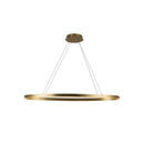 Ovale 40-in Brushed Gold LED Linear Pendant - LP79140-BG
