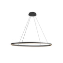 Ovale 40-in Black LED Linear Pendant - LP79140-BK
