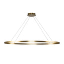 Ovale 53-in Brushed Gold LED Linear Pendant - LP79153-BG