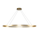 Ovale 53-in Brushed Gold LED Linear Pendant - LP79153-BG