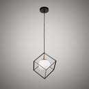Cubo 1-light pendant P1088-1AB/BK