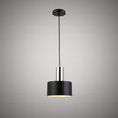 Alpine 8-in Pendant  P1402CH/BK