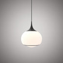 Maggie 10-in Pendant P6310-BK-WH