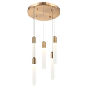 Aydin - Aged Gold Brass multi pendant - C65805AG