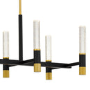 Davies Linear chandelier 8 lights led brushed g - PCDAV844BRG