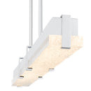 Theodore Linear chandelier led light polished chr - PCTED148C
