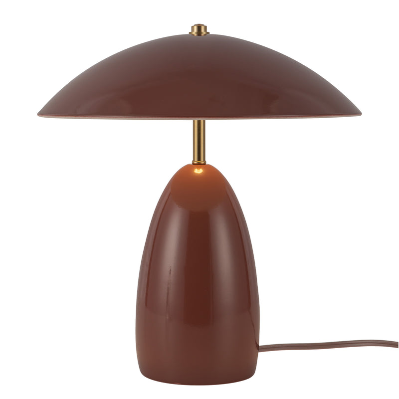 Poppy 12-in Burgundy LED Table Lamp - TL437012BGD