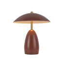 Poppy 9-in Burgundy LED Table Lamp - TL437409BGD