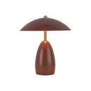 Poppy 9-in Burgundy LED Table Lamp - TL437409BGD