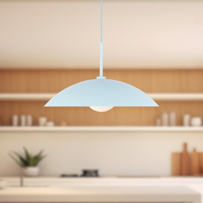 Regent 19-in Cerulean Socket Pendant - PD56019-CER