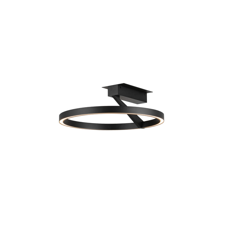 Roda 15-in Black LED Semi-Flush Mount - SF27716-BK-3WCCT-UNV
