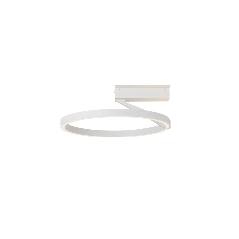 Roda 15-in White LED Semi-Flush Mount - SF27716-WH-3WCCT-UNV
