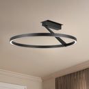 Roda 23-in Black LED Semi-Flush Mount - SF27724-BK-3WCCT-UNV