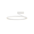 Roda 23-in White LED Semi-Flush Mount - SF27724-WH-3WCCT-UNV