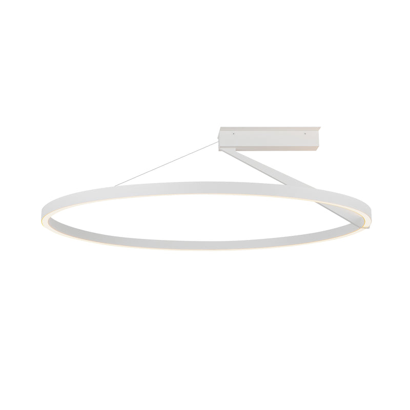 Roda 31-in White LED Semi-Flush Mount - SF27731-WH-3WCCT-UNV