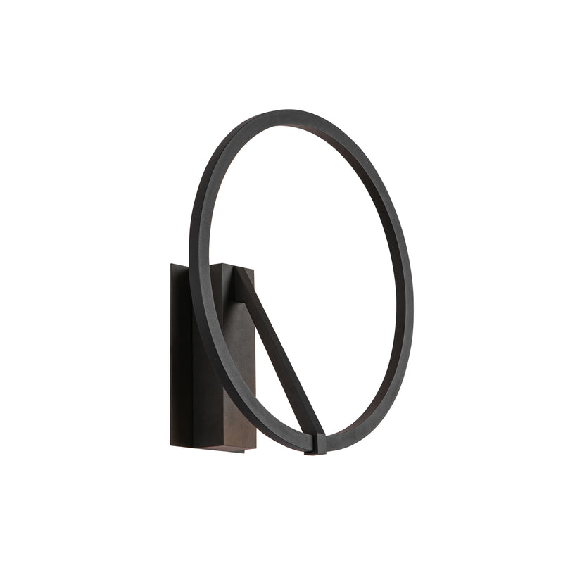 Roda 13-in Black LED Wall Sconce - WS27713-BK-3WCCT-UNV