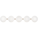 PEARLESQUE - vanity 5 light - S05105AGOP