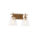 Hollis - vanity 2 light - S09802AG