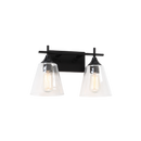 Hollis - vanity 2 light - S09802BK