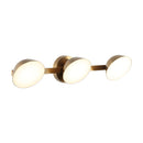 EMERSON - Aged Gold Brass vanity 3 light - S18803AG