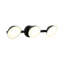 EMERSON - Matte Black vanity 3 light - S18803MB
