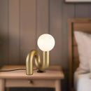 Sadie 6-in Brushed Gold Socket Table Lamp - TL420107BG
